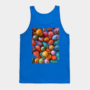 Colorful Beads Pattern Tank Top